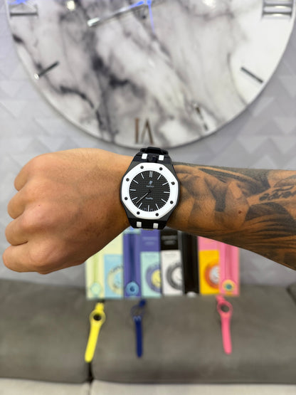 AP X Swatch — Nero / Bianco